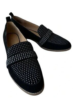 Crown Vintage Lorina Studded Suede Loafers – Women’s Size 7